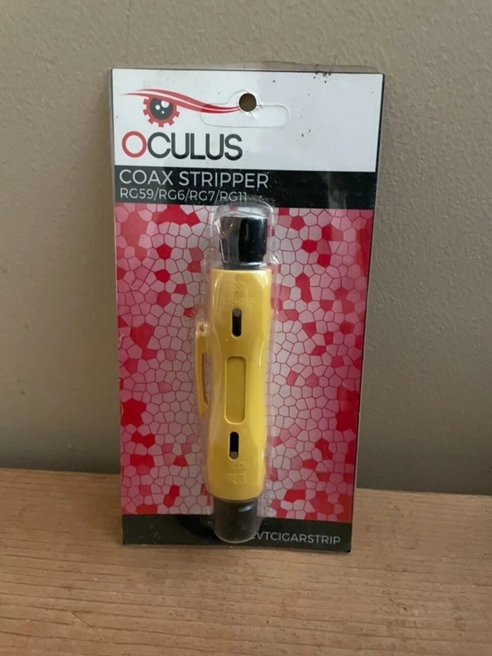 Oculus Coax Wire Cable Stripper RG59 RG6 RG7 RG11 CVTCIGARSTRIP 2 Blades